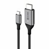 Kaabel Alogic Ultra USB-C to HDMI 4K 60Hz 1 m, must/hall