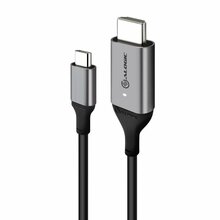Kaabel Alogic Ultra USB-C to HDMI 4K 60Hz 1 m, must/hall