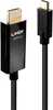 Kaabel Lindy USB-C to HDMI 43292, 2 m, must