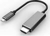 Adapter Premiumcord USB-C to HDMI KU31HDMI08, 1.8 m, hõbe