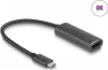 Adapter Delock USB Type-C to HDMI 8K HDR, alumiinium