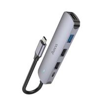 Adapter Hoco HB27 USB Type-C HDMI USB3.0 USB2.0 PD, hall