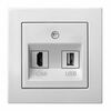 Pesa Liregus EPSILON HDMI+USB, valge, raamita