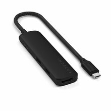 Adapter Satechi 4-in-1 USB-C Slim Multiport 4K, must
