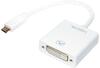 Adapter Logilink USB-C 3.1 to DVI UA0245A, 0.14 m, valge