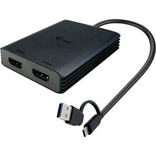 Adapter I-TEC USB-A/USB-C Dual 4K HDMI