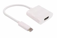 Adapter MicroConnect USB-C to HDMI USB3.1CHDMIW, valge