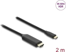 Kaabel Delock USB Type-C to HDMI 80599, 2 m, must