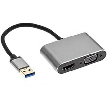 Adapter RoGer DrongDisplay USB to VGA/HDMI + Audio
