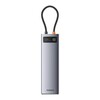 Adapter Baseus StarJoy Metal Glam Series 11in1, USB-C to HDMI + VGA + 3 x USB 3.0 + USB 2.0 + USB-C PD + RJ45 + SD/TF + 3,5 mm