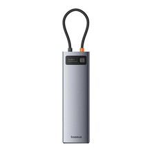Adapter Baseus StarJoy Metal Glam Series 11in1, USB-C to HDMI + VGA + 3 x USB 3.0 + USB 2.0 + USB-C PD + RJ45 + SD/TF + 3,5 mm