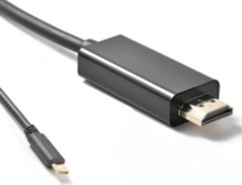 Kaabel Brackton USB Type-C Male to HDMI Male 4K 1 m