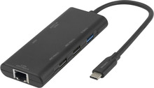 USB-C dokk DELTACO USBC-HDMI31 must