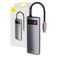 Adapter Baseus Hub 5in1 USB-C – 3x USB 3.0 + HDMI + USB-C PD