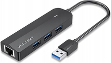 Adapter Vention 5-in-1 USB 3.0 Gigabit Ethernet, must, 0.15 m