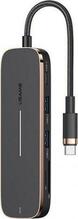 Adapter USAMS jagaja 2xUSB + USB-C + HDMI + Micro SD+SD must SJ575HUB01