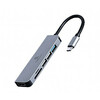 Adapter Gembird USB-C 6-in-1 A-CM-COMBO6-02, 0.12 m, hall