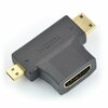 Adapter Akyga AK-AD-23 HDMI female to MiniHDMI/MicroHDMI male, must