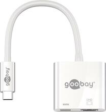 Adapter Goobay USB-C to HDMI 62110, valge