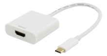Adapter Deltaco USB-C to HDMI USBC-HDMI7, valge