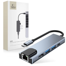 USB HUB 5in1 Tech-Protect V3-HUB, hall