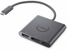 Adapter Dell USB-C to HDMI/DP with Power Pass-Through 492-BCTU, must