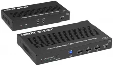 Pikendusadapter VivoLink HDMI ja USB-C VLHUB121-EXT 4K