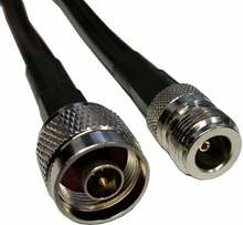 Kaabel Hismart LMR-400 5m N-male kuni N-female must