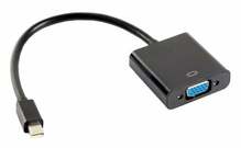 Adapter Lanberg AD-0006-BK Mini DisplayPort - VGA, 0,2 m, must