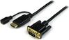 Adapterkaabel StarTech HD2VGAMM3 HDMI to VGA, 0,9 m