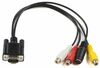 Kaabel MicroConnect MONGGSV VGA to S-video 3x RCA, 0,3 m