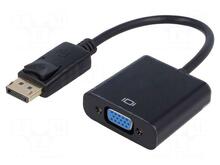 Adapter Akyga AK-AD-36 DisplayPort male to VGA female, 0,15 m, must