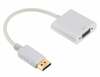 Adapter Gembird A-DPM-VGAF-02-W DisplayPort - VGA, 0,15 m, valge