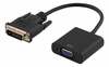 Adapter Riff DVI-D to VGA, 0,23 m