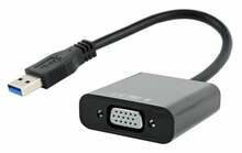 Adapter Gembird AB-U3M-VGAF-01 USB 3.0 - VGA, 0,15 m, must