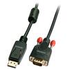 Adapter Lindy 41943 DisplayPort - VGA, 3 m, must