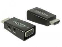 Adapter Delock 65901 HDMI - VGA + 3,5 mm, pruun