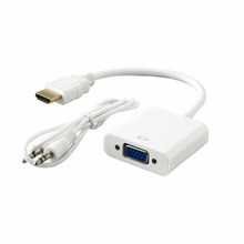 Adapter Sbox HDMI M. -> VGA F. + audio AD.HDMI-VGA+A