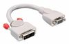 Adapter Lindy DVI-I to VGA, 0,2 m
