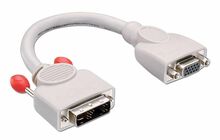 Adapter Lindy DVI-I to VGA, 0,2 m