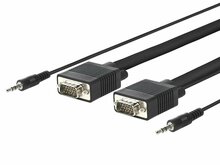 Kaabel Vivolink PROVGAS15 VGA ja audio, 15 m, must