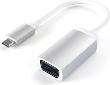 Adapter Satechi ST-TCVGAS USB-C to VGA, hõbe