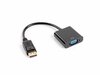 Adapter Lanberg AD-0002-BK DisplayPort - VGA, 0,2 m, must
