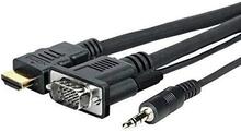 Kaabel Vivolink Pro VGA / 3,5 mm / HDMI, 5 m, must