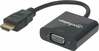 Adapter Manhattan HDMI - VGA, 0,3 m