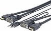 Kaabel Vivolink PROVGAHDMIFLY7, VGA + 3,5 mm + HDMI, 7 m, must
