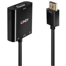 Adapter Lindy 38285 HDMI to VGA koos Jack 3.5mm, must