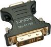 Adapter Lindy DVI-A M/F to VGA F, nikeldatud