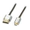 Kaabel Lindy 41681 HDMI - Micro HDMI, 1 m, must