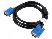 Kaabel Lanberg CA-VGAC-10CU-0018-BK, 1,8 m, must
